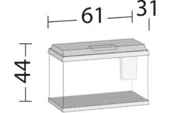 Juwel Primo 70 Weiß Aquarium-Set -Heimtierbedarf 13j25370 Juwel Primo 70 weiss 3