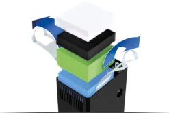 Juwel Vision 260 LED Schwarz Aquarium-Set -Heimtierbedarf 13j6350 JUWEL Vision 260 LED schwarz Aquarium 5