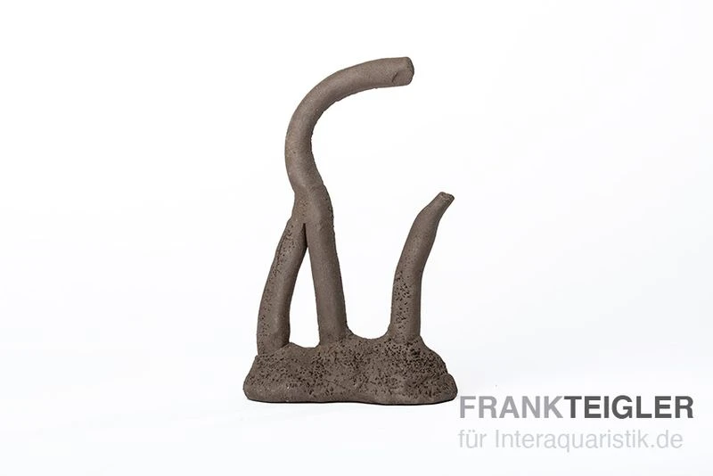 Aquariumkeramik Garnelenhydra Schwarz 3 Aquariumkeramik Garnelenhydra Schwarz