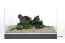 Aquadeco Mini-Landschaft BLACK Dekoset Für 60 Cm Aquarium -Heimtierbedarf Dekoset Minilandschaft Dark 2 3