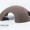 Aquariumkeramik Axolotl Iglu Ø 18 Cm Schwarz -Heimtierbedarf IH Axo 1 schwarz
