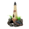 Aquatlantis Leuchtturm Mit Boot -Heimtierbedarf Leuchtturm