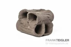 Aquariumkeramik Röhrenturm Modell C Schwarz