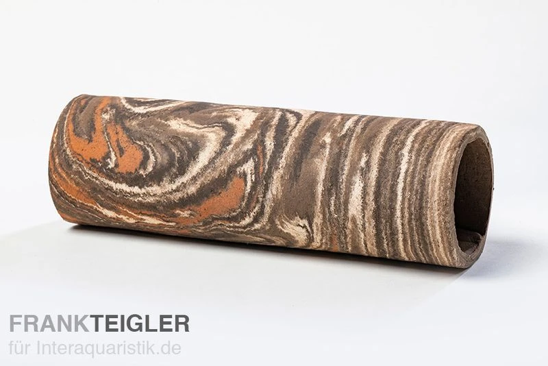 Aquariumkeramik Laichröhre Extra 20 Cm Dreifarbig 3 Aquariumkeramik Laichröhre Extra 20 Cm Dreifarbig