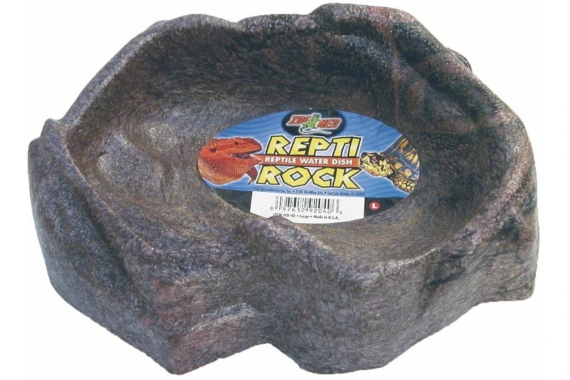 Zoomed Repti Rock Water Dish (9 X 7 X 2.25") LG 3 Zoomed Repti Rock Water Dish (9 X 7 X 2.25") LG