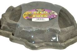Zoomed Repti Rock Water Dish (12x8.5x3") X LG