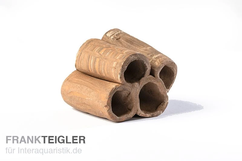 Aquariumkeramik Röhrenturm Modell C Dreifarbig 3 Aquariumkeramik Röhrenturm Modell C Dreifarbig