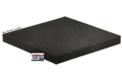 Papillon Filterschaum Schwarz 50x50x10 Cm Fein, 1 Stück
